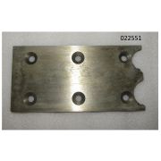 Пластина направляющая ножа TSS GQ 52A/GQ52A WEAR-RESISTING PLATE (STEEL-CAST) DOUBLE SOCKET, №3 (60001095)