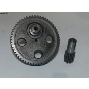Шестерня и вал-шестерня TSS RM80H,L/Gear wheel+Pinion, (80K-B09+80K-B18)