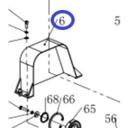 Кожух ремня верхний TSS-WP265YH/Belt cover, №6 (CNP330Y006)