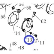 Крышка подшипника TSS-WP265YH/Bearing cover / shut-off, №13 (CNP330Y003-13)