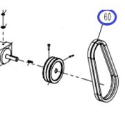 Ремень приводной (V15×840Li) для TSS DRD1600L/Belt, №60 (CNMG30060/3140000381)