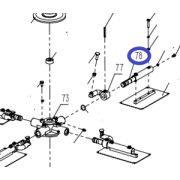 Ось лопасти TSS DRD1600L/Blade fixer, №78 (CNMG30078/2010403125)
