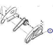 Кожух ремня TSS-WP100TH&L/Belt cover, №18 (CNP15018)