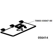 Замок верхней двери TSS DUAL DWG-500 / Water tank door lock (70003-03047-00)