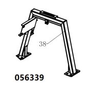 Кронштейн силовой TSS DUAL DWG-500 / Position 38 - The suspension loop stents (20014-00172-00)
