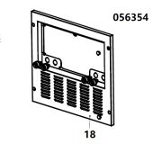 Панель передняя  (под приборную панель) TSS DUAL DWG-500 / Position 18 - Front side plate (33014-00447-01)