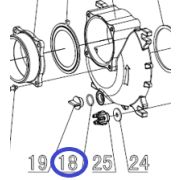 Кольцо уплотнительное пробки помпы TSS PGST80/O-ring seal, №18 (70010-03432-00)