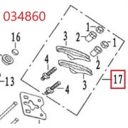 Коромысло в сборе SGG 10000(..),2V78F-2 Lf / Valve rocker assy (14410 /173F)