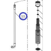 Трубка масляного насоса TSS-CP-320/High pressure oil pipe, CNP330AY-1-A55 (3110103001)