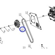 Муфта центробежная TSS-CP-320/Clutch Assy, CNP330AY-1-B12 (3080102001)