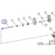 Болт крепления рычага управления TSS-CP-220/Hexagonal bolt, CNP330Y-1-B20 (4010200172)