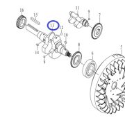 Вал коленчатый Diesel 188FE/Crank Shaft Assy, №13 (20011-00382-00)