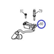 Катушка зажигания KV180A/Igniter (ignition coil) KV180A, №80 (1204000310)