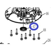 Сальник (25х40х7) коленвала KV180A/Oil seal (25×40×7) KV180A, №47 (1500815530)
