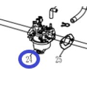 Карбюратор KV180A/Carburetor components KV180A, №24 (1205000051)