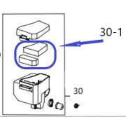 Фильтр воздушный (элемент) KV180A/Air filter (element) KV180A, №30-1 (1207000010-1)