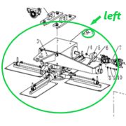 Редуктор левый TSS DRD 2000H/Gear box (left), №29-1 (CNMG36-D029-1)