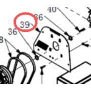 Пластина крепления кожуха ремня TSS-CP-450D/Belt Cover Plate, №39 (2304-00007-9)