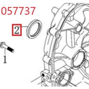 Сальник КВ в крышке блока цилиндров SGG 16000(.L.)-18000(.L.),LC2V90FD Lc (43×55×7) / Oil seal (43×55×7) (380650651-0001)