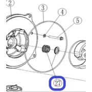 Уплотнитель механический TSS-PGT100/Mechanical seal, №27 (70010-00602-00)