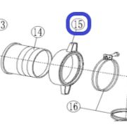 Гайка фланца насоса TSS-PGT100/Wrench Cap / G Thread / 4 4-inch water pump, №15 (70003-00853-00)