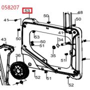 Корпус (панель левая) SGG 4500ESi-5000ESi,KM172F Km / Housing (left side) (04.14.35726-500001-00)