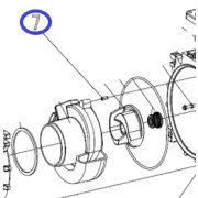 Шпонка помпы TSS PGST80/Cylindrical pin PGST80, №7 (70010-04161-00)