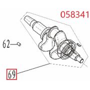 Вал коленчатый SGG 11000E3Ui,LT196FiE Lt / Crankshaft Assy (1.01.04.06.0227)