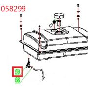 Кран топливного бака SGG 11000E3Ui,LT196FiE Lt / Fuel cock (1.05.08.99.0047)