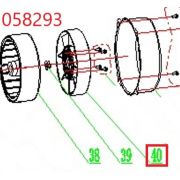 Крыльчатка альтернатора SGG 11000E3Ui,LT196FiE Lt / Alternator fan (1.03.02.99.0027)